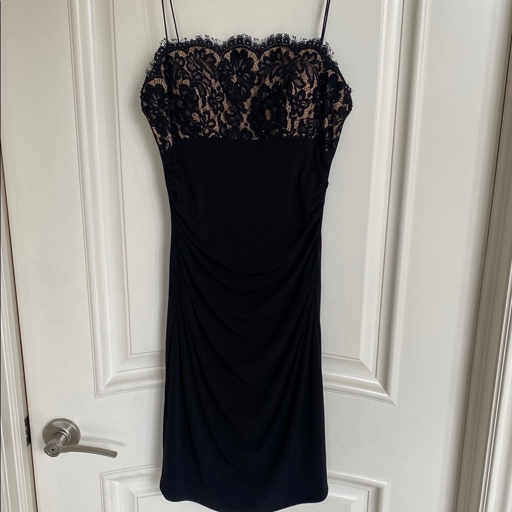 Elegant Black Lace Dress